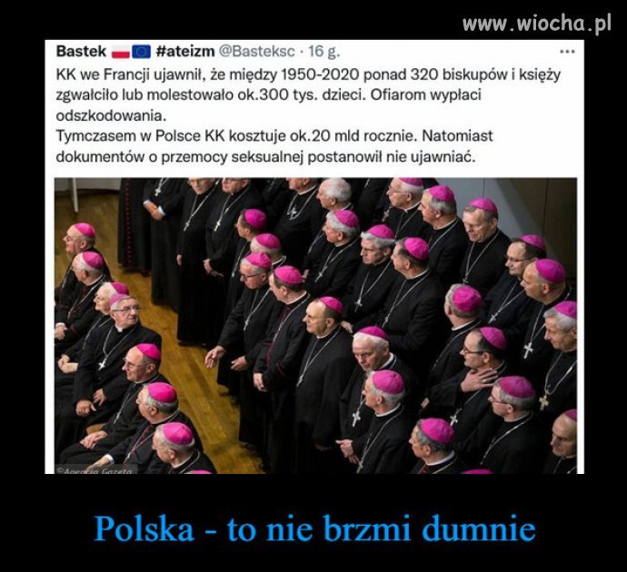 Cokolwiek by to było, w Polsce napewno wiecej...