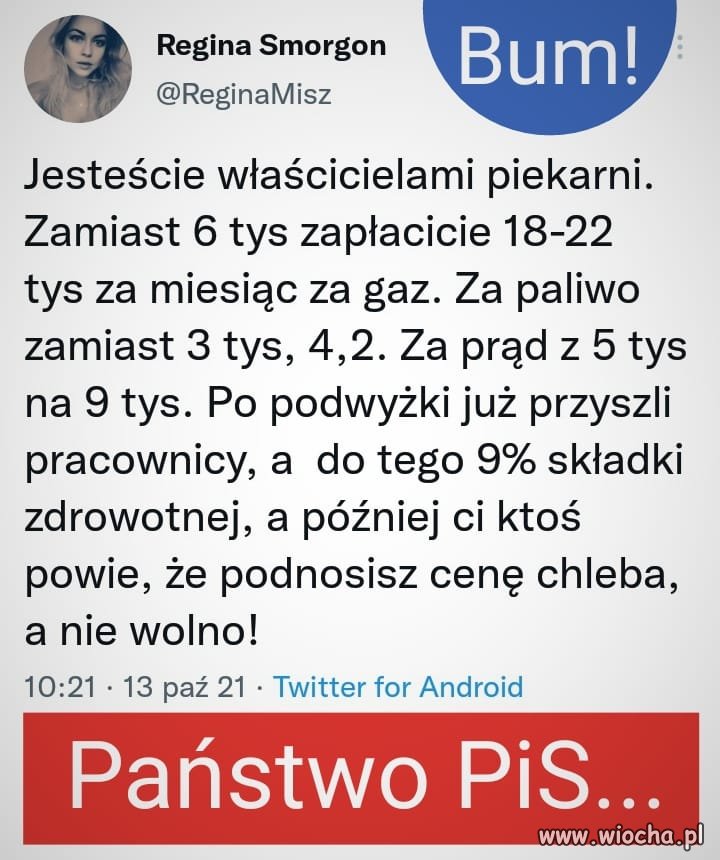 A  Piotr Müller mówi że chleb po 2,50 