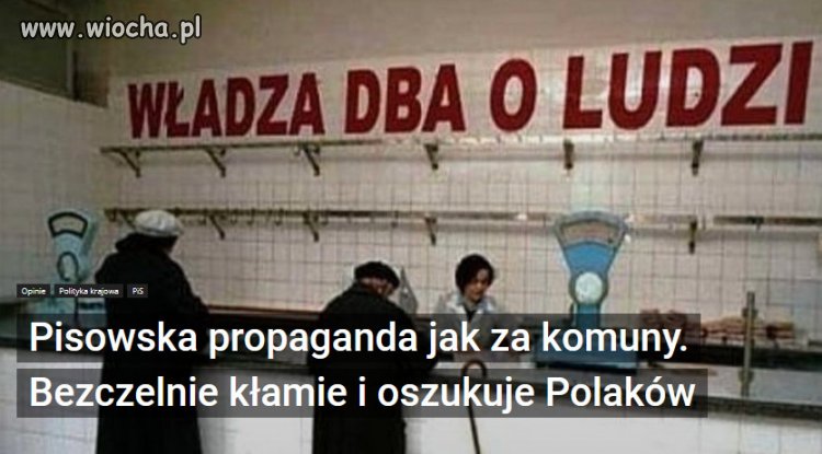 Propaganda PiS bezczelnie kłamie i oszukuje.