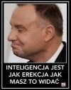 Inteligencja wypisana na twarzy 