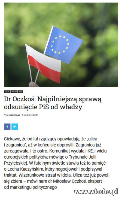 Jesteśmy dużo dalej za Uralem niż Białoruś... dzieki PiSowi!