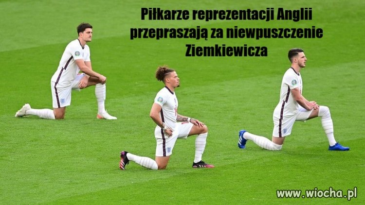 Piłkarze reprezentacji Anglii przepraszają za niewpuszczenie Ziemkiewicza
