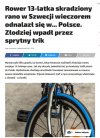 Okradziony sam wyśledził swój rower w Polsce