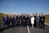 16 osób otworzyło 13 kilometrowy odcinek drogi.