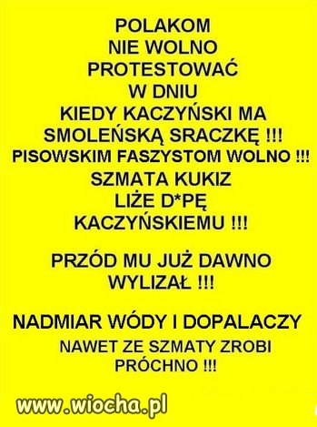 Kaczyński jak magnes, przyciąga najgorszy element.