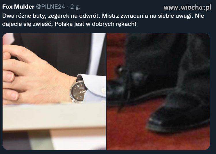 Mistrz zwracania na siebie uwagi. 