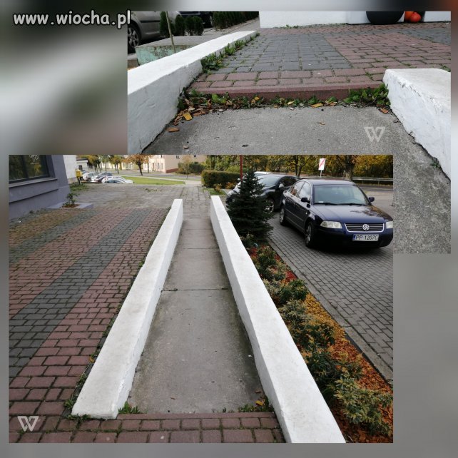 Podjazd dla inwalidów 