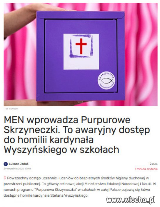 Pierwsza Purpurowa Skrzyneczka została zainstalowana
