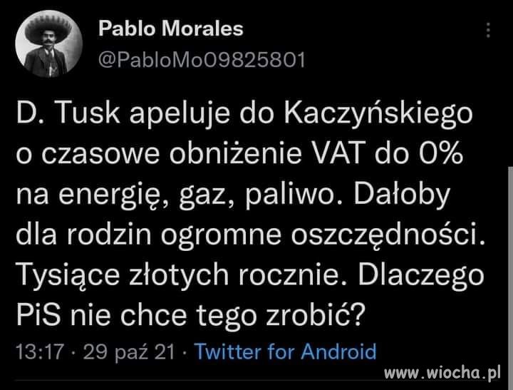 Kaczor akcyzy też nie obniży ...