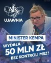 50 MILIONÓW ZŁOTYCH z 52 przekazanych przez KPRM, wydała bez kontroli MSZ...