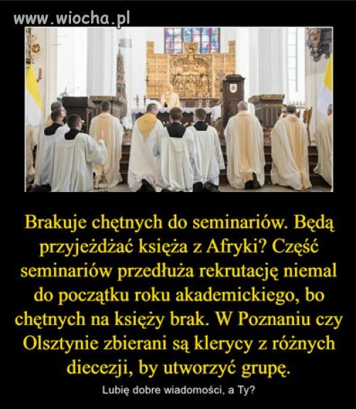 Nareszcie dobre wiadomosci klerykalne...