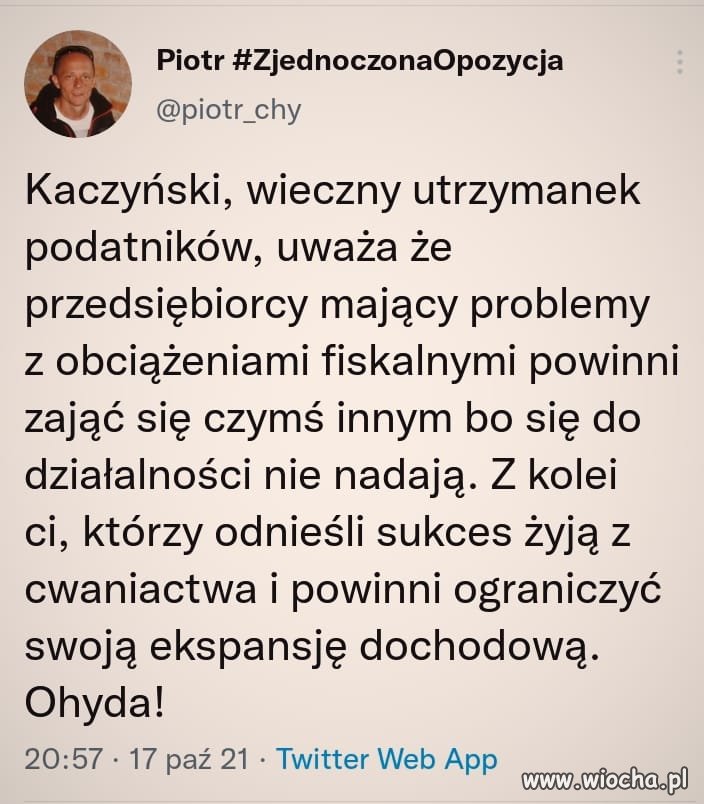 Całe życie na krzywy ...