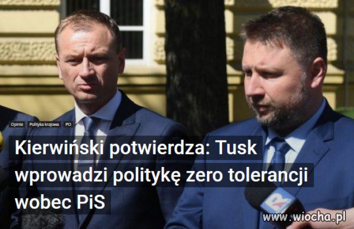 Donald Tusk zamierza wprowadzić politykę zero tolerancji