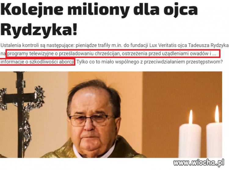 Ziobro nie był by sobą gdyby Rydzykowi nie dał