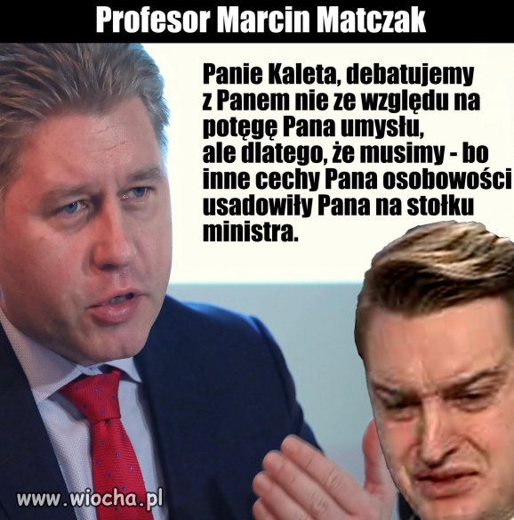Czy pan to rozumie panie K.