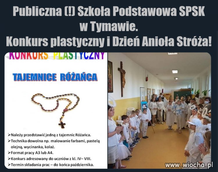 Konkurs plastyczny w publicznej szkole podstawowej