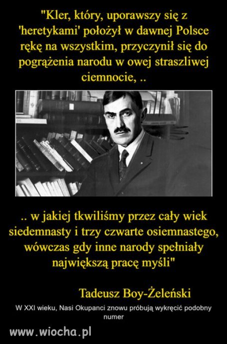 Orzą ludzkie mózgi, sieją ciemnotę i zbierają mamonę!