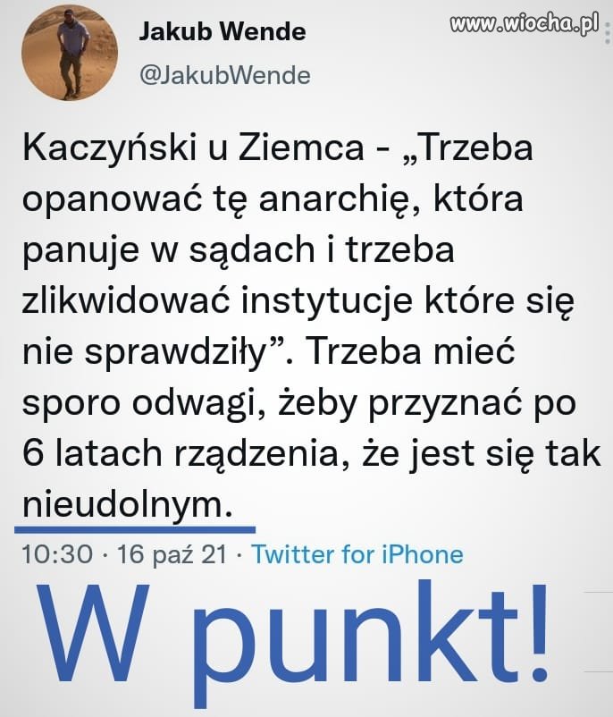 Samozaoranie jaśnie pana.