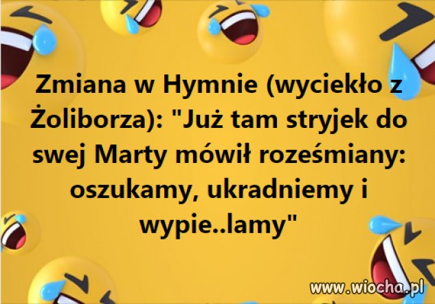 Nowy hymn dojnej zmiany ...
