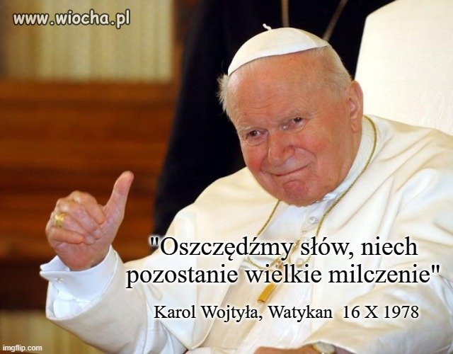 Grał uczciwie, już w dniu wyboru