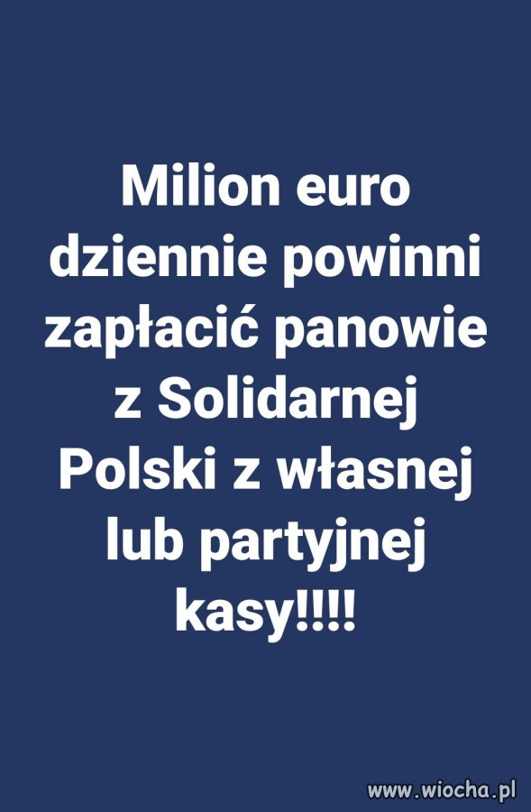 Za to co zrobili z naszym wymiarem sprawiedliwości