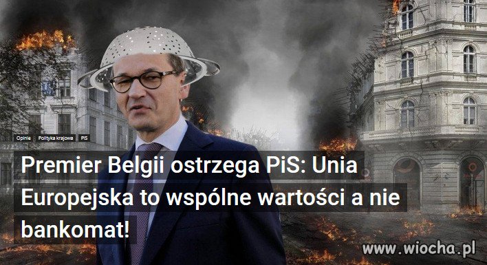 Nie można inkasować pieniędzy, a odrzucać wartości .