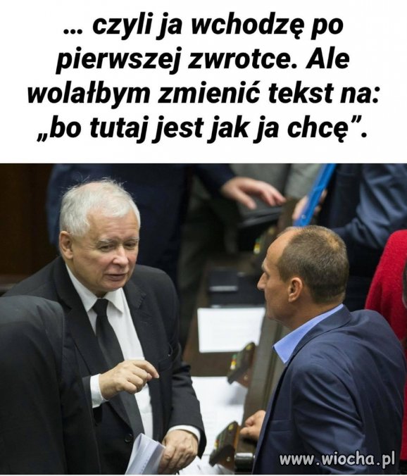 Prezes w akcji.