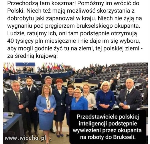Ratujmy rodaków spod okupacji brukselskiej