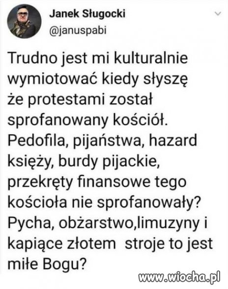 Kosciol juz dawno stracil moralny autorytet!