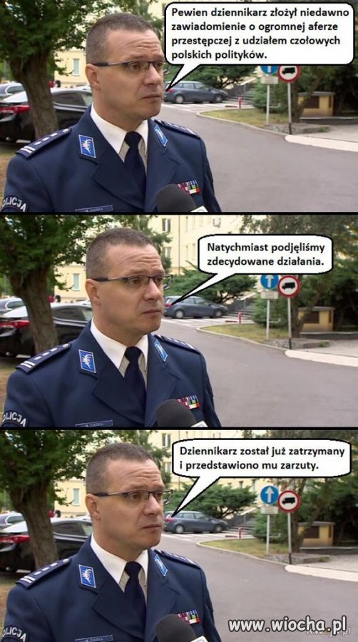 Porządny policjant czeka na awans wiele lat, ten awansuje w ekspresowym tempie