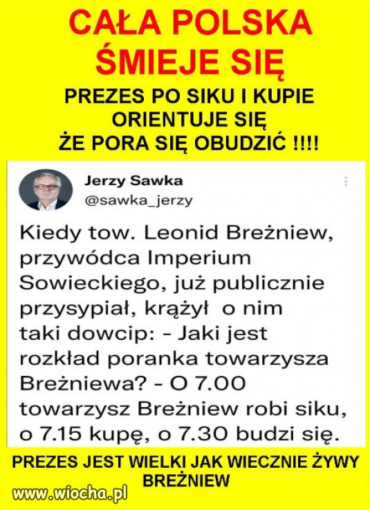 Sawka jak zwykle celnie...