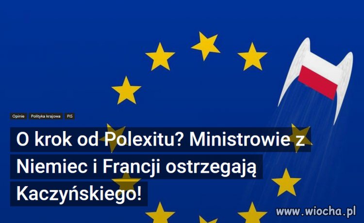 Oświadczenie w sprawie pełzającego Polexitu Kaczyńskiego.