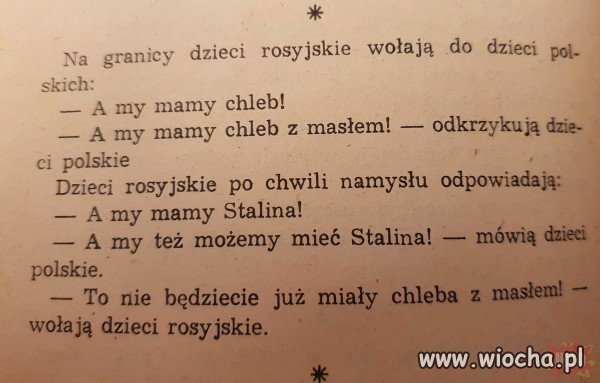 Dzisiaj  odwrotnie.