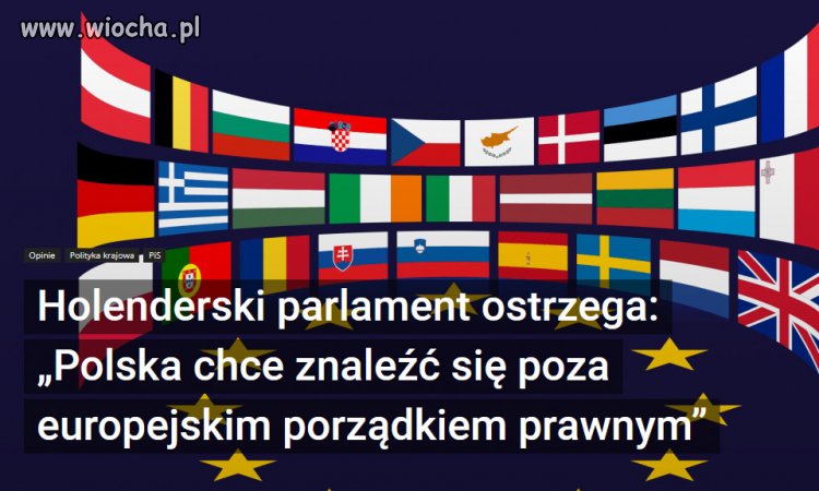 Holandia może zablokować wypłatę środków europejskich