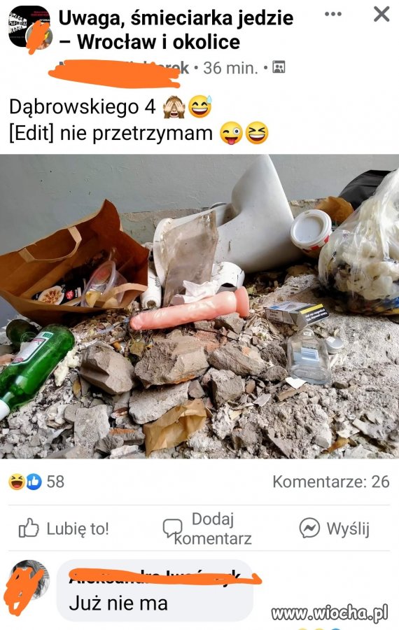 Już nie ma, bo go wzięła.