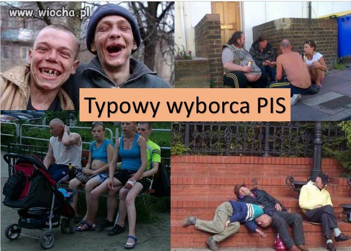 Typowy Elektorat PIS - wybrałeś PIS? to znajomi 