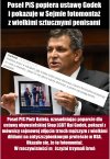 Poseł PiS popiera ustawę Godek i pokazuje w Sejmie fotomontaż z wielkimi sztucznymi penisami