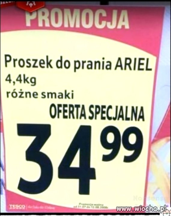 Jaki smak na dzisiejsze pranie? 