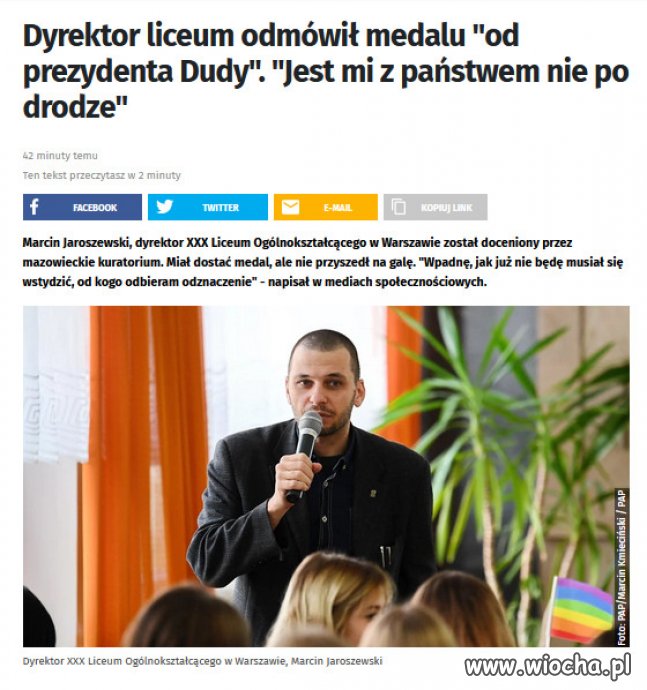 Sa jeszcze w Polsce ludzie z kregoslupem moralnym!