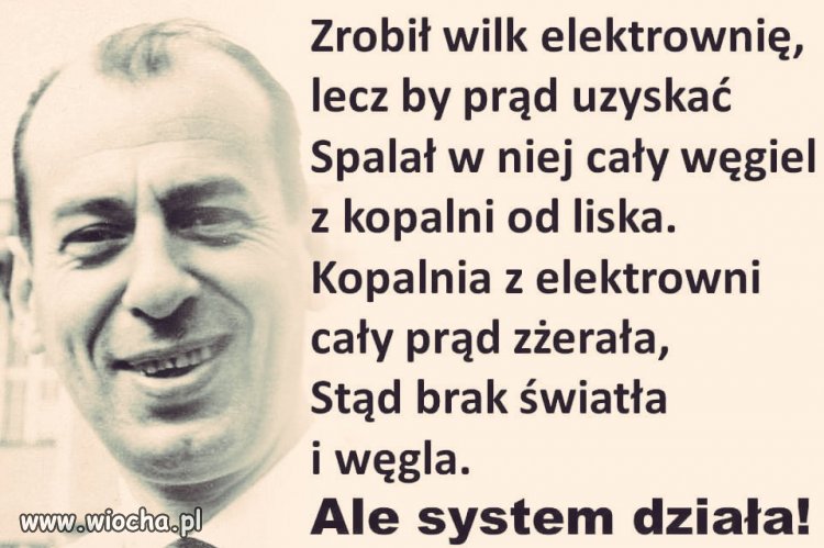 Cały pisi nierząd, można przyrównać do tego wierszyka... niestety