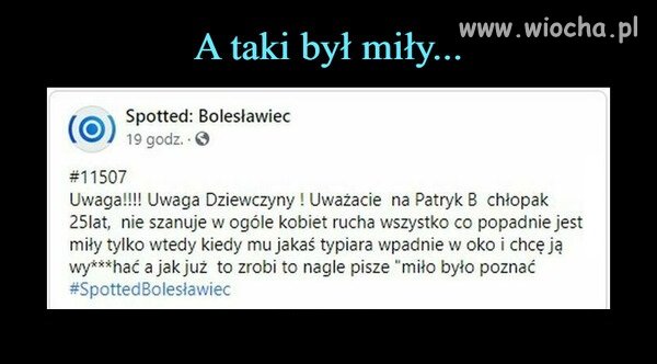 Wystarczyło się szanować a nie teraz narzekać  