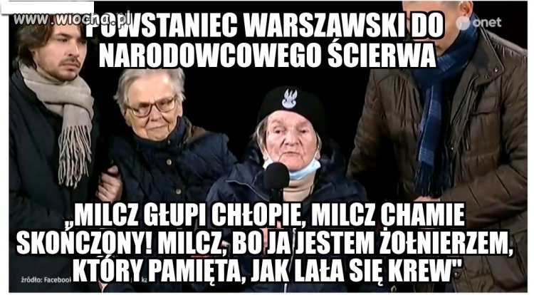 Do bydlaków Bąkiewicza którzy stają tam gdzie ...