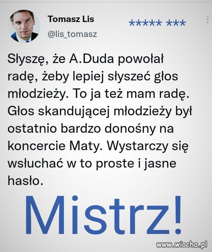 ... duda będzie słuchał młodych 