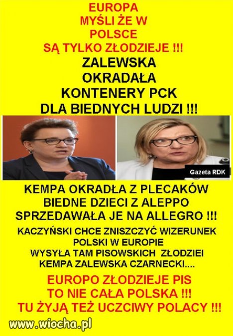 Dzięki złodziejom PiSu, tak teraz odbierają Polaków!