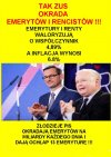 ZŁODZIEJE PIS OKRADAJĄ EMERYTÓW NA MILIARDY 