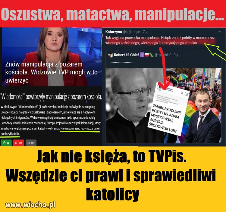 Jak nie księża, to TVPis. 