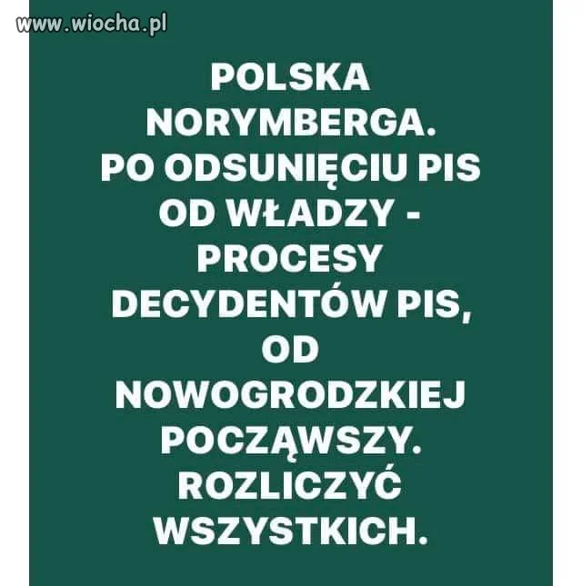 Tak będzie ...