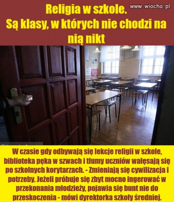 Religia w szkole. Tak trzymać!