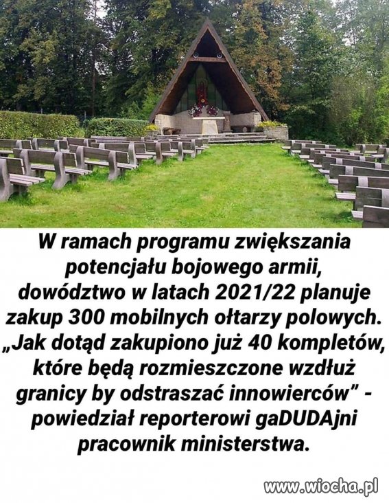 Ołtarzy już nie braknie.