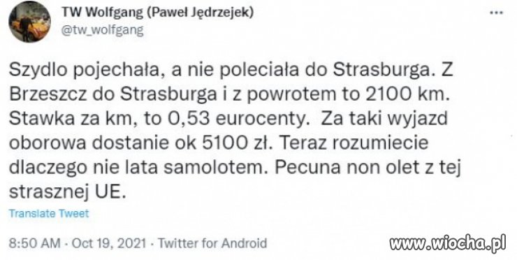 Ciekawe, z nad morza startowała?